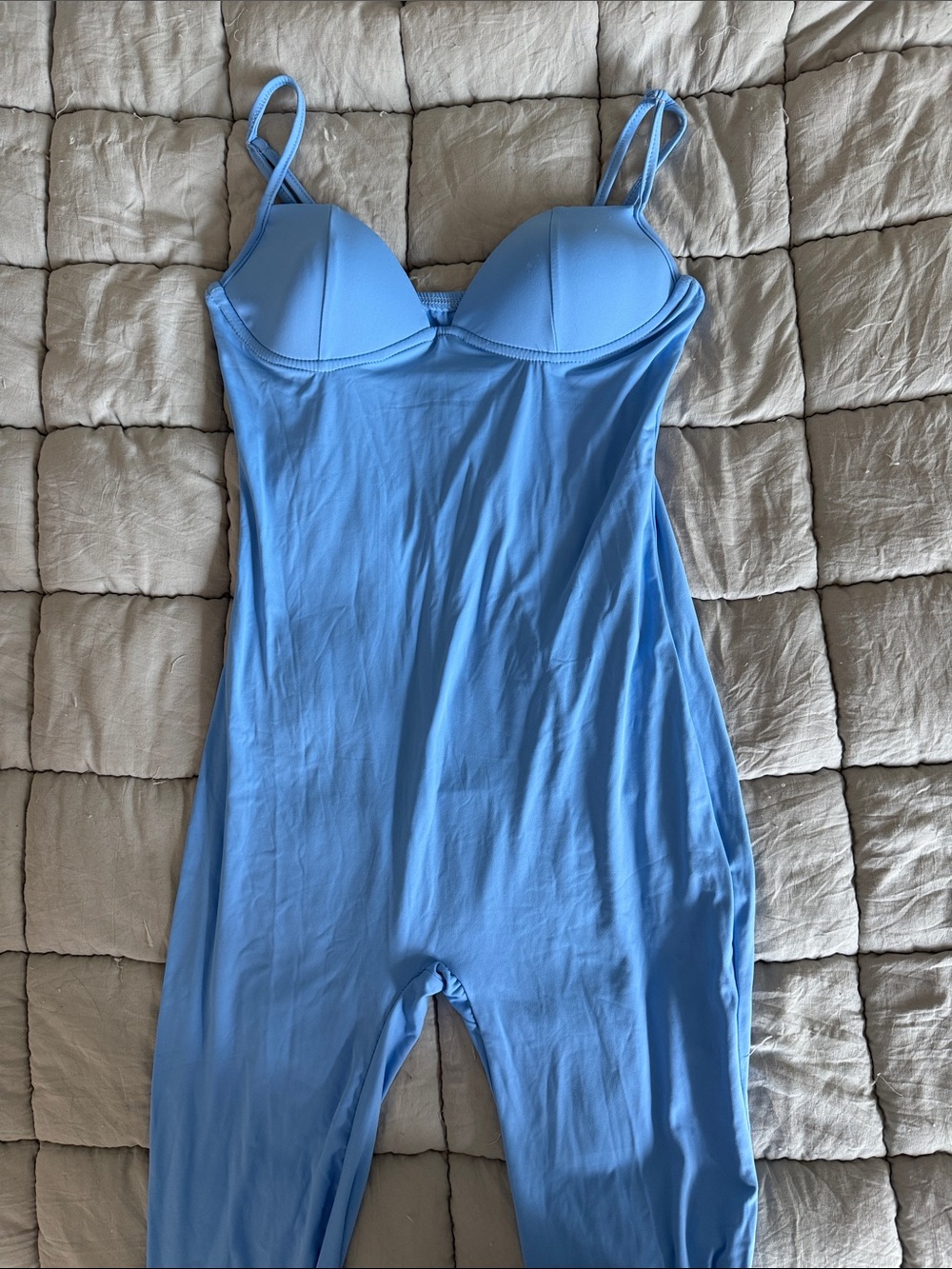 Light Blue Women’s Bodysuit Shapewear Romper